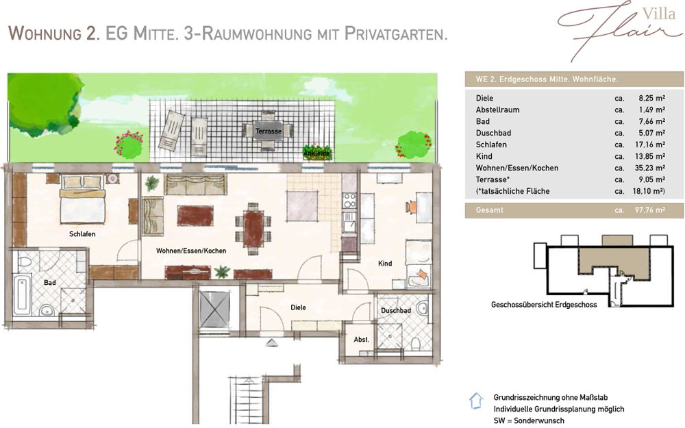 Villa Flair - Langenfeld-Rheinland - Neubau Eigentumswohnung Kaufen