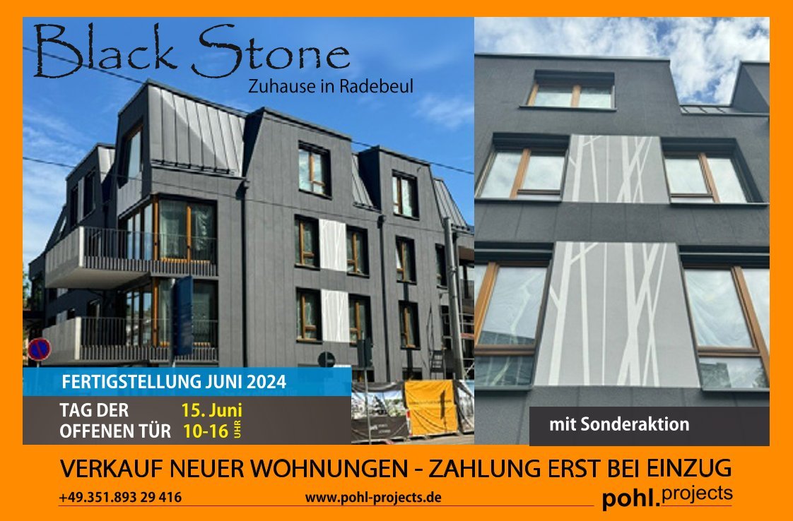 Bild Neubauprojekt Black Stone, Radebeul bei Dresden