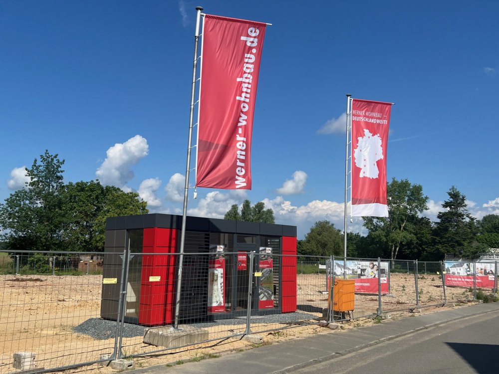 Bild Neubau Häuser Erzhäuser Straße Darmstadt