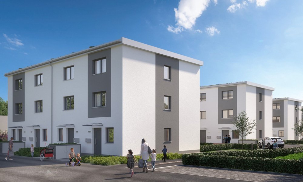 Bild Neubau Häuser Fanny-Lewald-Straße