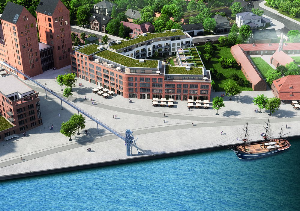 Bild Neubauprojekt Hospitalquartier – Cityhafen Neustadt