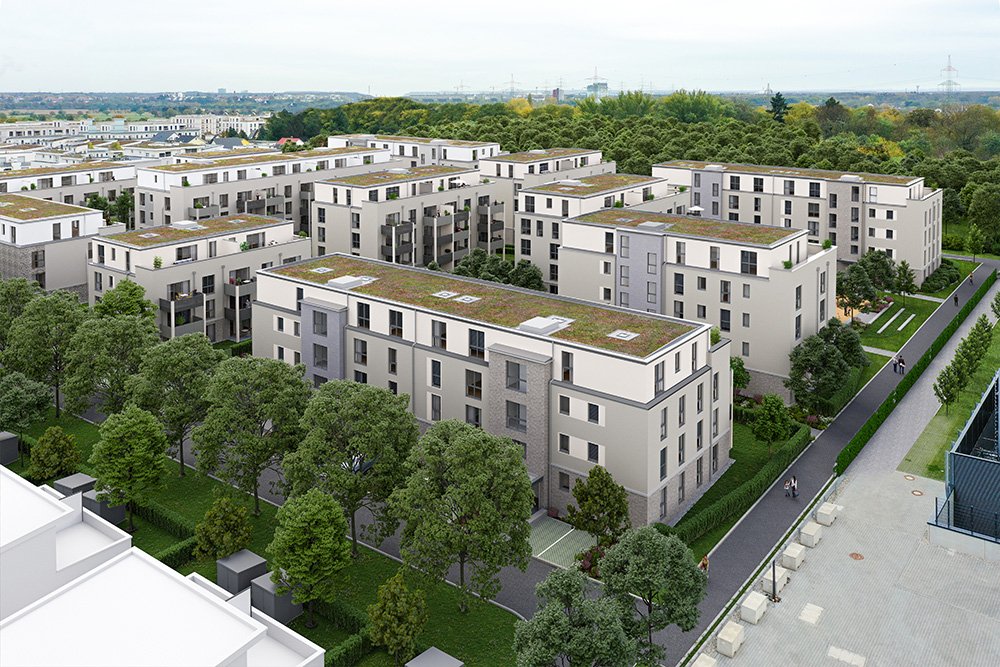 Bild Neubauprojekt Eigentumswohnungen Landwehr Quartier Hattersheim