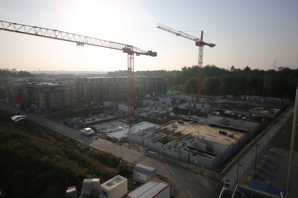 Webcam Naustatus Neubauprojekt Landwehr Quartier Hattersheim