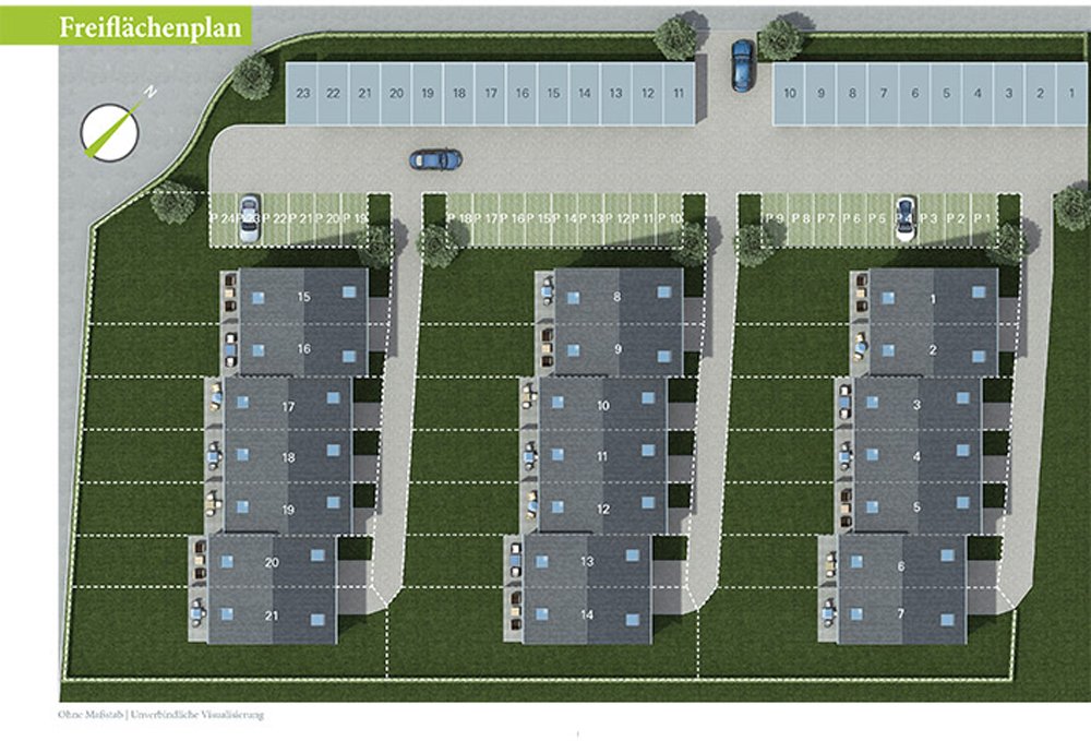 Bilder zum Neubau Karlstraße Hasselroth