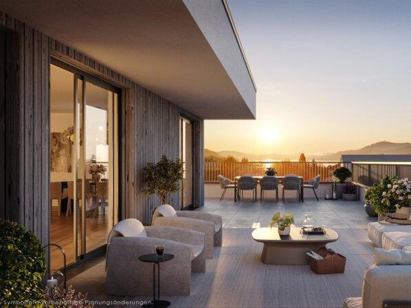 138 m² Luxuspenthouse mit Seeblick & privatem Seezugang in Velden am Wörthersee