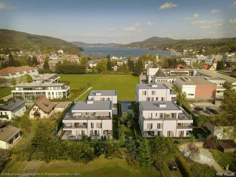 Eigentumswohnung im Zentrum von Velden mit privatem Seezugang.