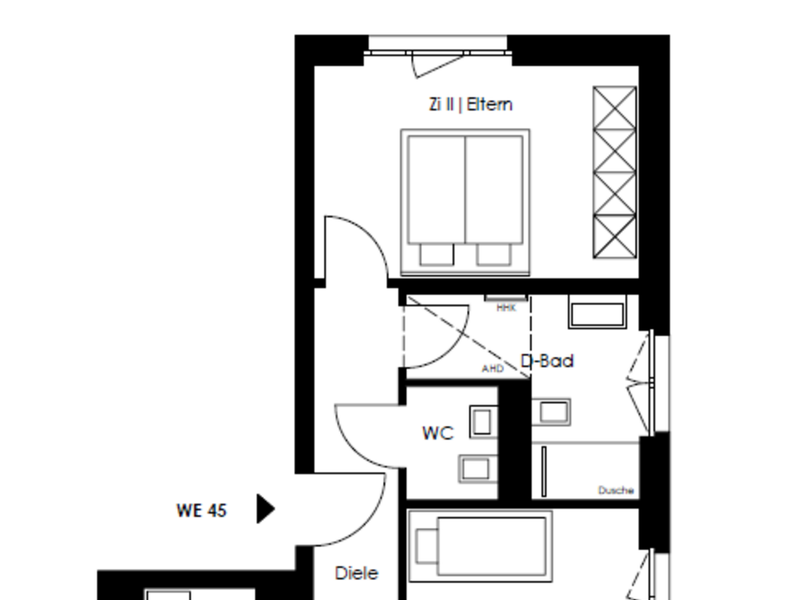 Grundriss WE45