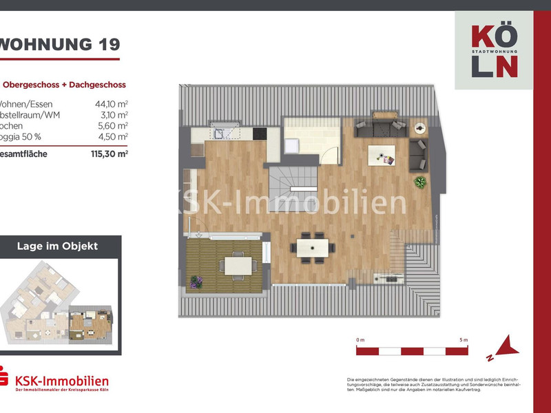 Grundriss Wohnung 19_Dachgeschoss