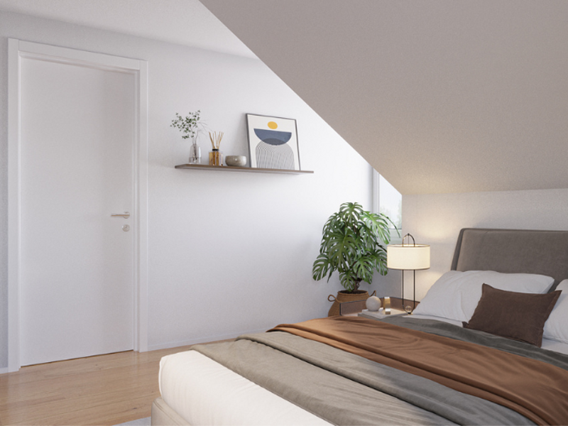 NEUBAU – Hochwertige 3-Zimmer-Dachgeschosswohnung mit 107 m² Wohn-/Nutzfläche in Waldtrudering