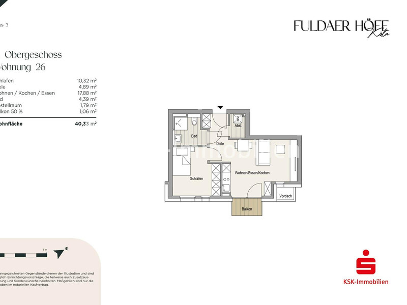 Grundriss Haus 3 Wohnung 26