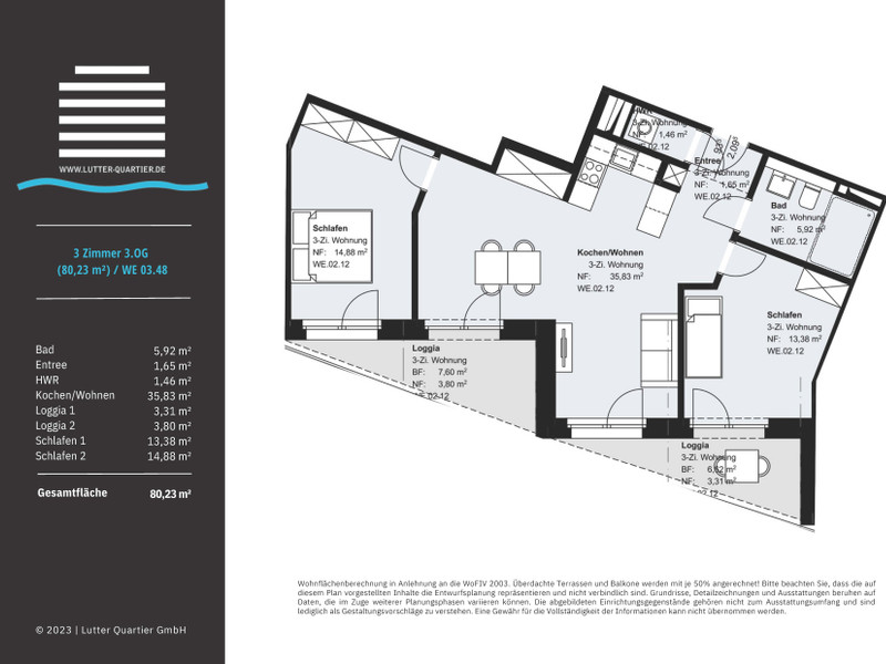 Wohnung 48 Lutter-Quartier