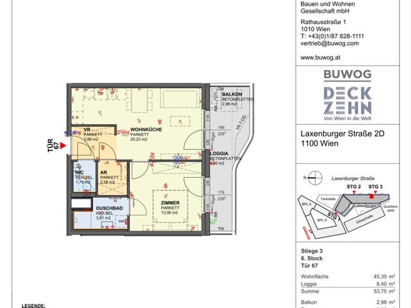 Wohnungsplan